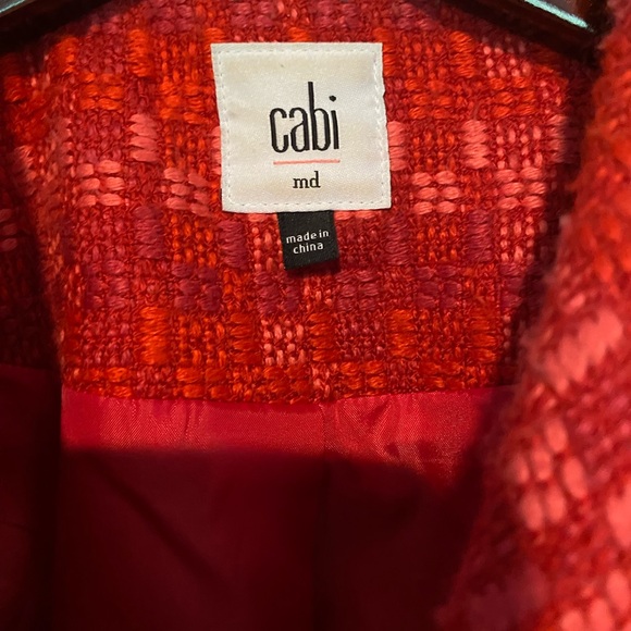 CAbi Red dress coat - Picture 2 of 6